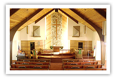church interior painting